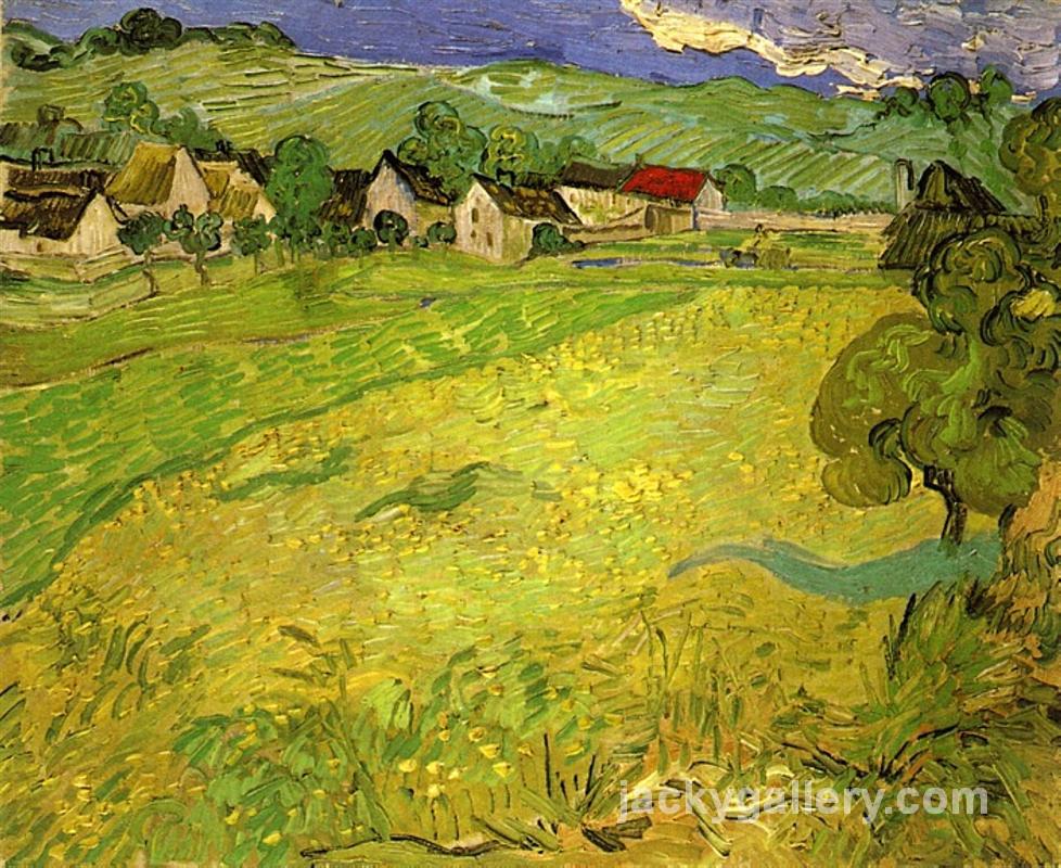 View of Vessenots near Auvers, Van Gogh painting